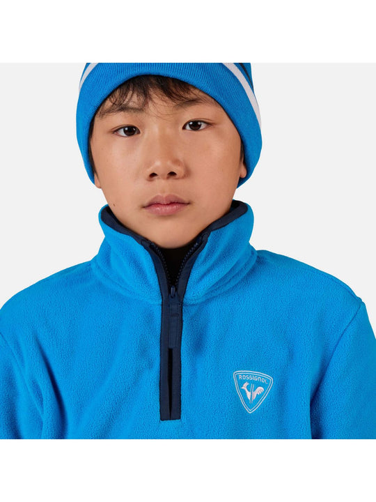 Bluza dziecięca ROSSIGNOL Jr Strawpile Fleece Hz niebieska
