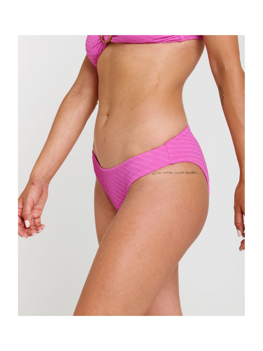 Dół bikini RIP CURL Custom Rib Full różowy
