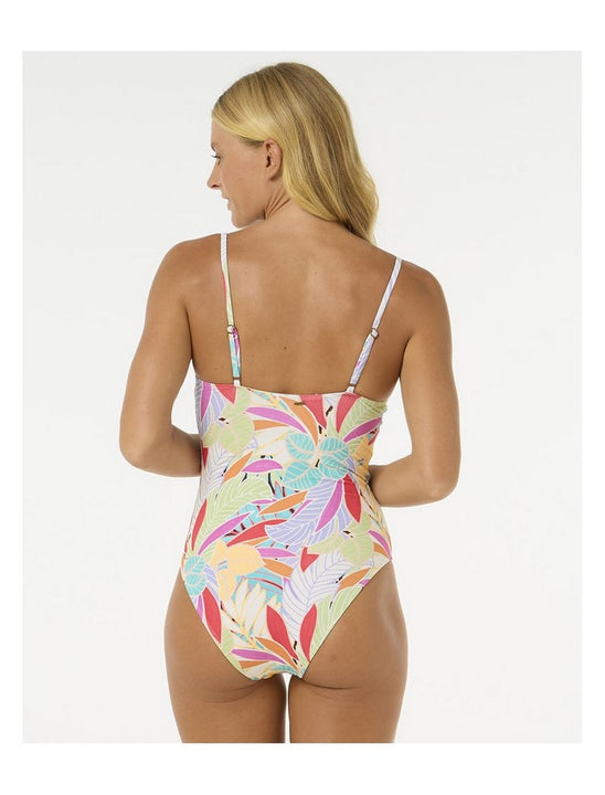 Kostium jednoczęściowy RIP CURL Cala Vadella D-Dd One Piece żółty
