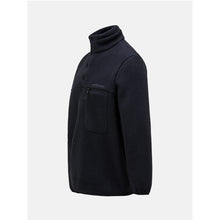 Bluza Peak Performance M Fleece Snap T-Neck czarny - Adventure Sports
