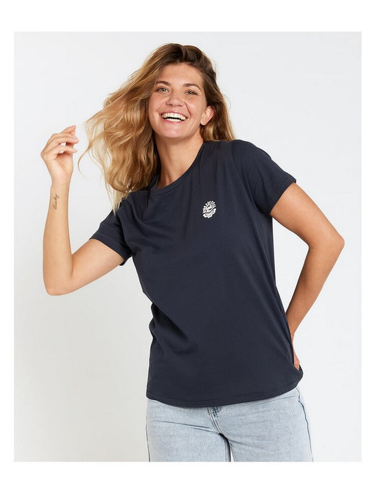Koszulka RIP CURL Re-Entry Crew Tee granatowy
