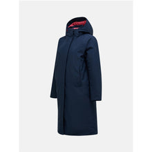 Parka damska PEAK PERFORMANCE Treeline HIPE 2L Down Shell Parka granatowa
