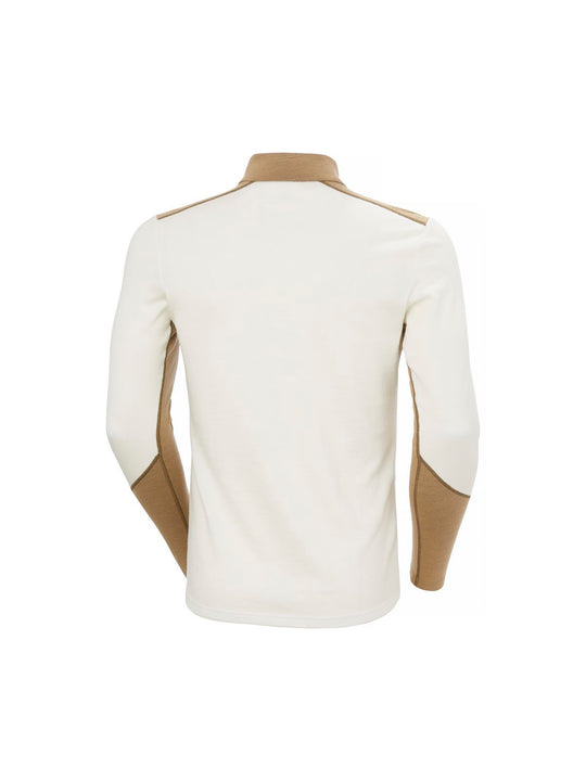 Bielizna termiczna męska HELLY HANSEN LIFA MERINO MIDWEIGHT 1/2 ZIP biała
