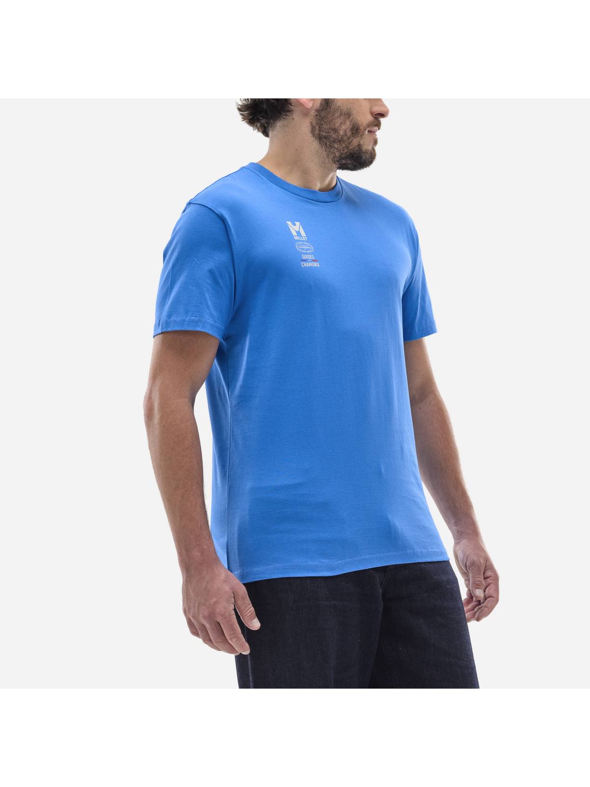 Koszulka MILLET CDG CHAMONIX MAP TS SS M niebieski