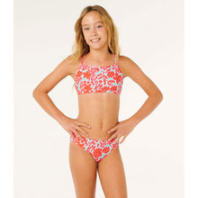 Kostium dziewczęcy RIP CURL Sunshine Squad 3P Set-Girl czerwony
