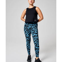 Legginsy CASALL Essential Tights Printed niebieski
