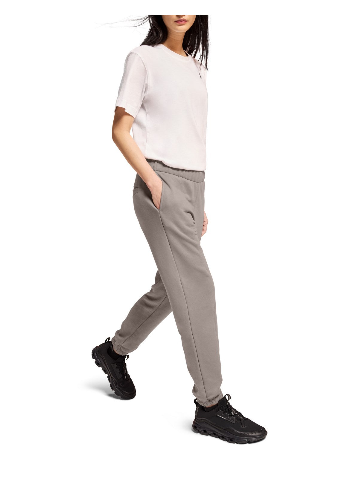 Spodnie dresowe damskie On Club Pants beżowy