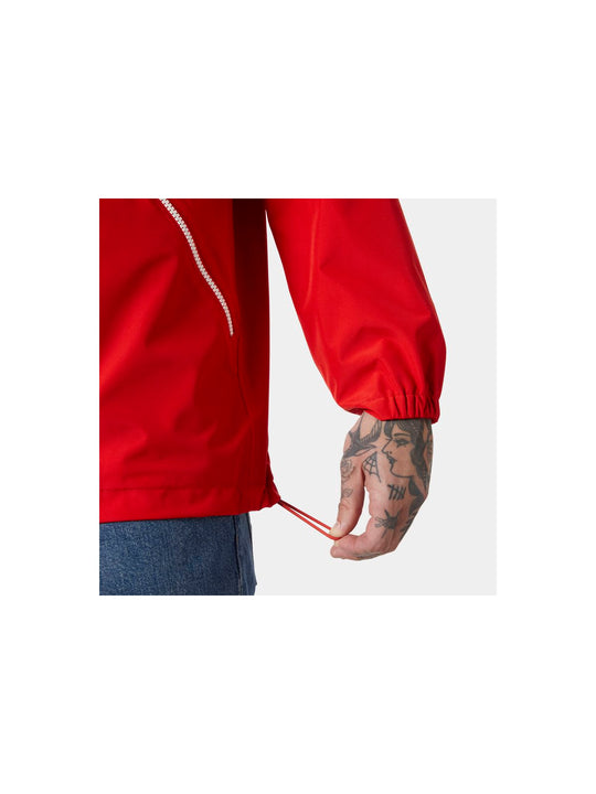 Kurtka męska przeciwdeszczowa HELLY HANSEN SANDOY RAIN JACKET czerwona - Adventure Sports
