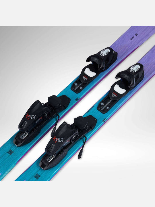 Narty dla dzieci ROSSIGNOL Soul Jr Kid-X + wiązania LOOK Kid 4 Gw B76 Black
