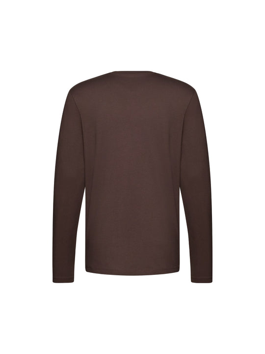 Koszulka longsleeve POC L/S Tee brązowy
