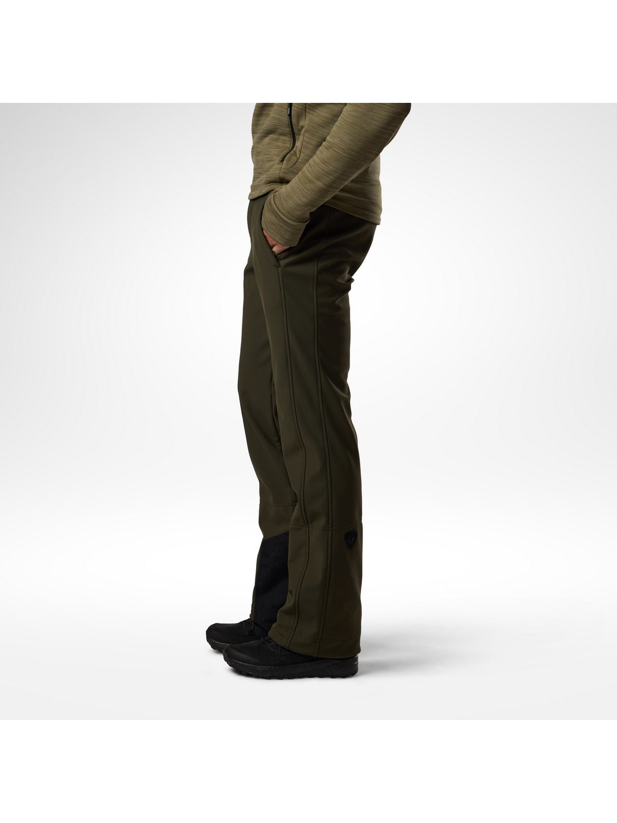 Spodnie narciarskie męskie ROSSIGNOL M Resort Softshell Pant zielone
