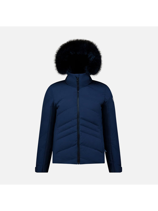 Kurtka narciarska damska ROSSIGNOL W STACI INSULATED JKT granatowa
