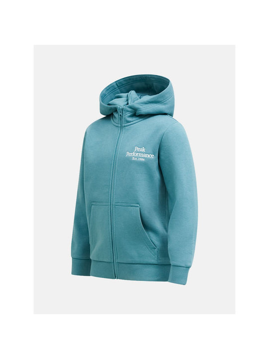 Bluza PEAK PERFORMANCE Original Zip Hood Junior niebieski
