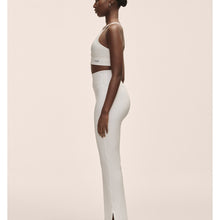 Legginsy damskie Casall Grace Flare Slit Pant biały - Adventure Sports
