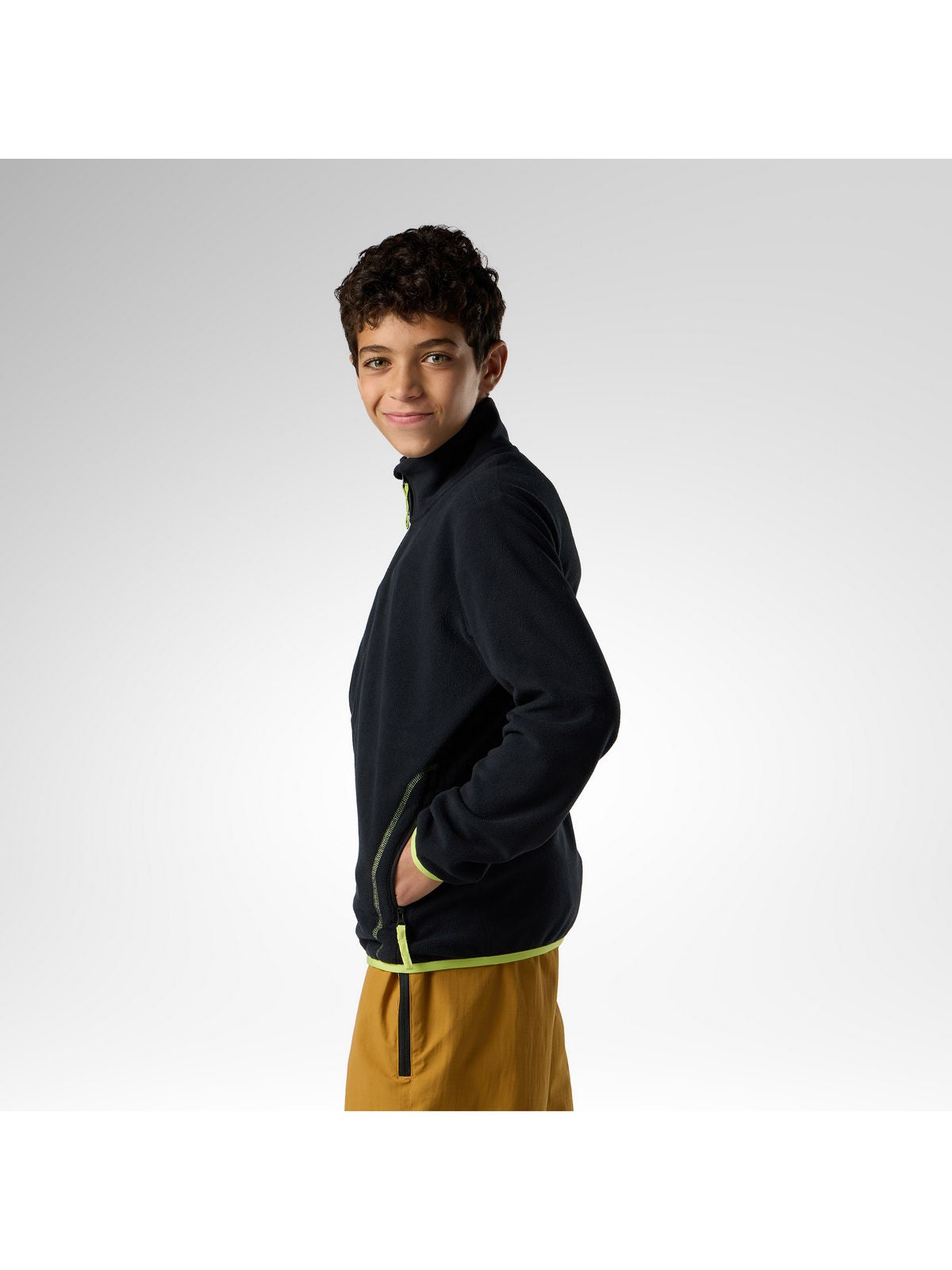 Bluza juniorska ROSSIGNOL Jr Polar Fleece Jacket czarna