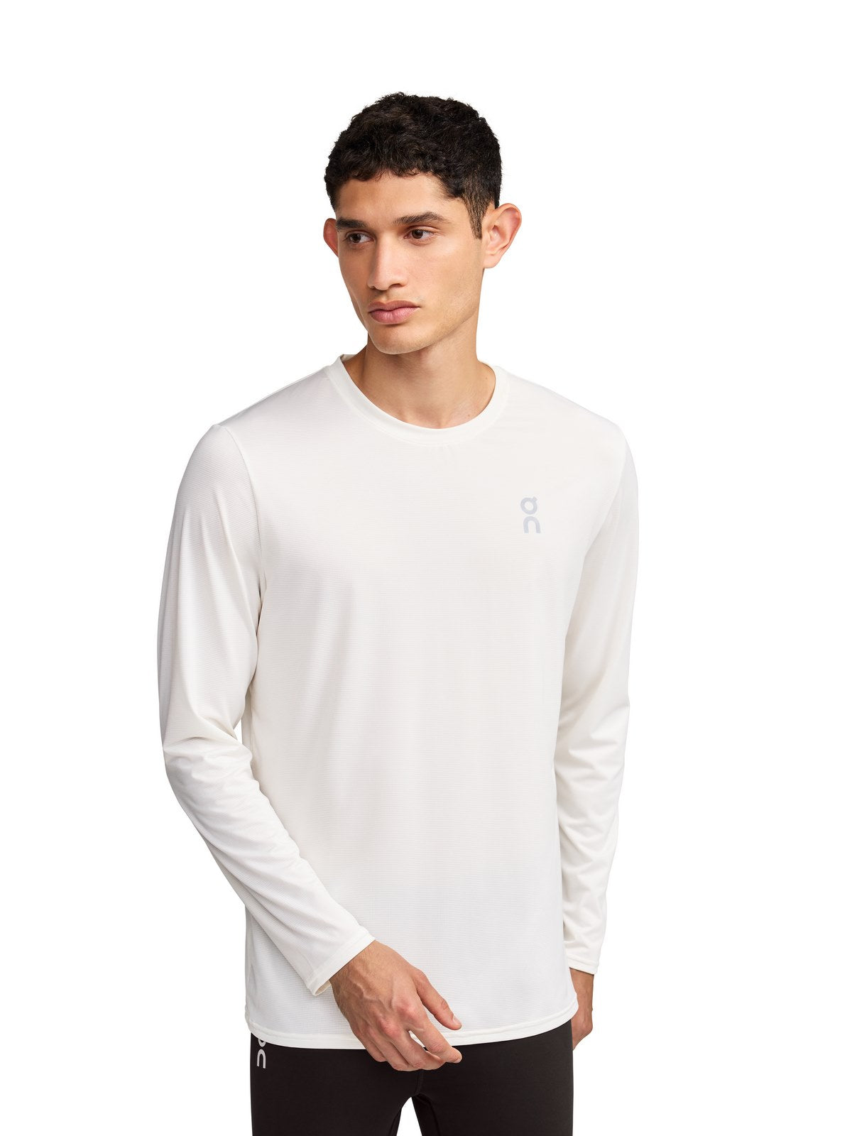 Koszulka do biegania ON RUNNING Core Long-T biały