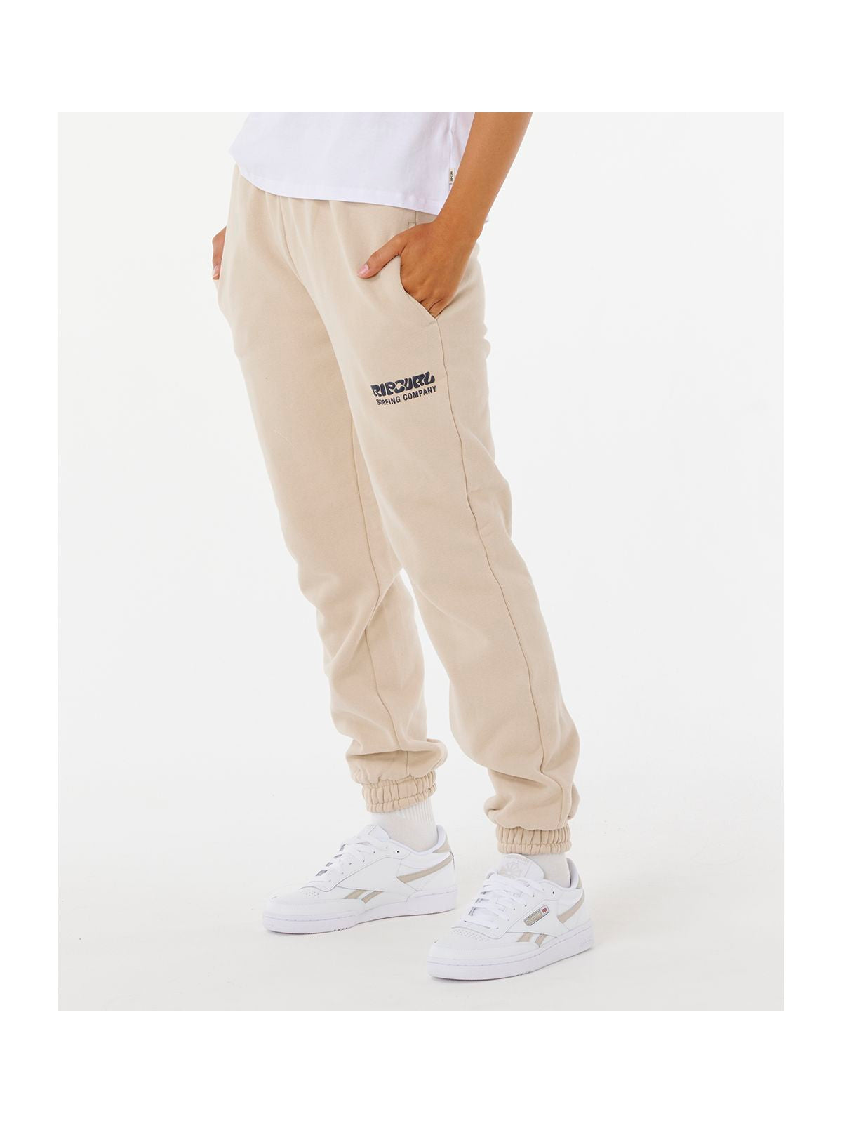 Spodnie RIP CURL SURF PUFF TRACK PANT beżowe