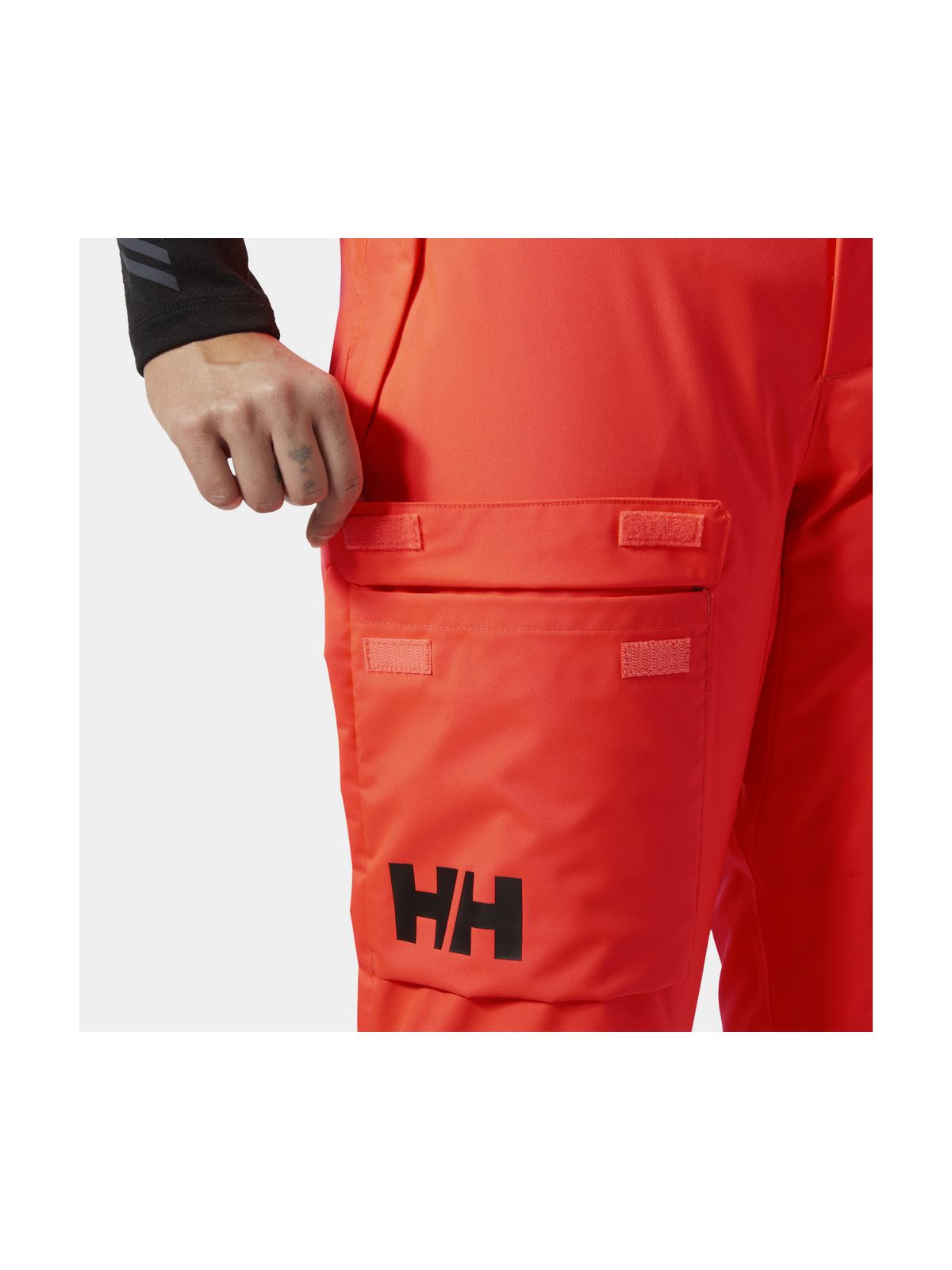 Spodnie narciarskie damskie HELLY HANSEN W SWITCH CARGO 2.0 PANT czerwone