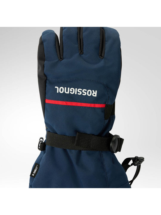 Rękawice narciarskie męskie ROSSIGNOL M Action Ski Gloves R-Shell Dr niebieskie
