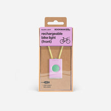Lampka rowerowa BOOKMAN Block Light Front 50lm różowy
