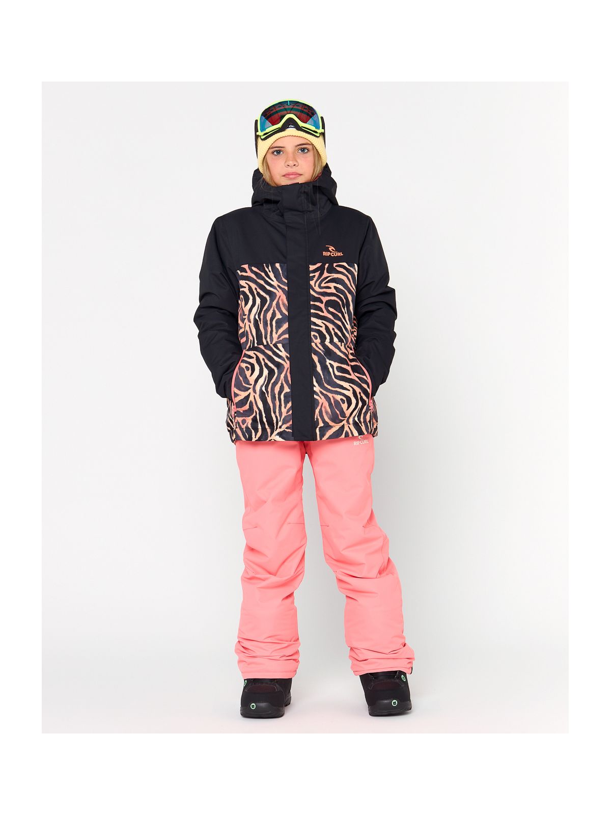 Spodnie narciarskie RIP CURL ANTI SERIES OLLY PANT 10K KIDS różowe