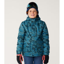 Kurtka juniorska RIP CURL S-Series snake10K Jkt Kids niebieska
