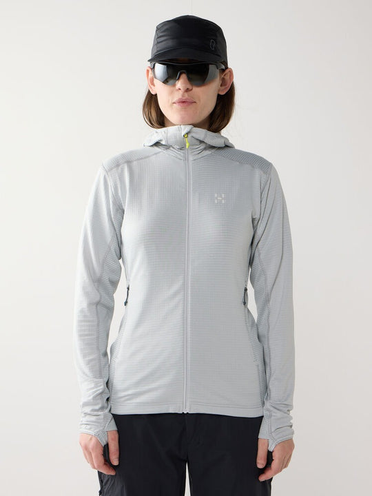 Bluza techniczna z kapturem damska HAGLÖFS L.I.M Mid Multi II Hood Stone Grey
