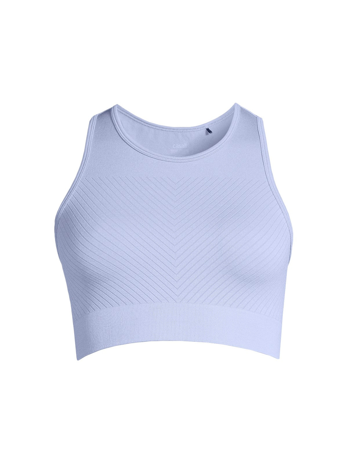 Top CASALL Essential Block Seamless Sport Top niebieski