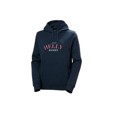 Bluza damska HELLY HANSEN W Core Graphic Hoodie granatowa

