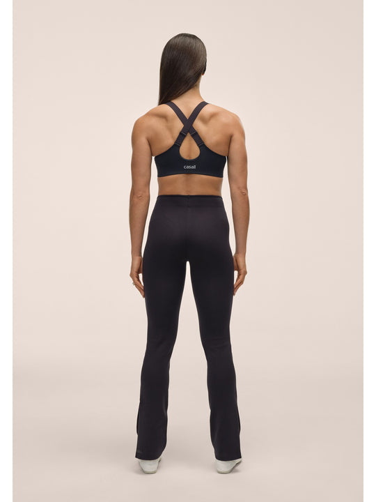 Spodnie damskie CASALL Scuba Slit Pant kolor czarny
