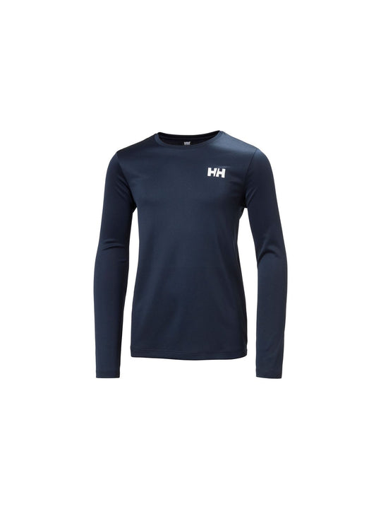 Koszulka dziecięca HELLY HANSEN Jr Hh Tech Ls Crew granatowa
