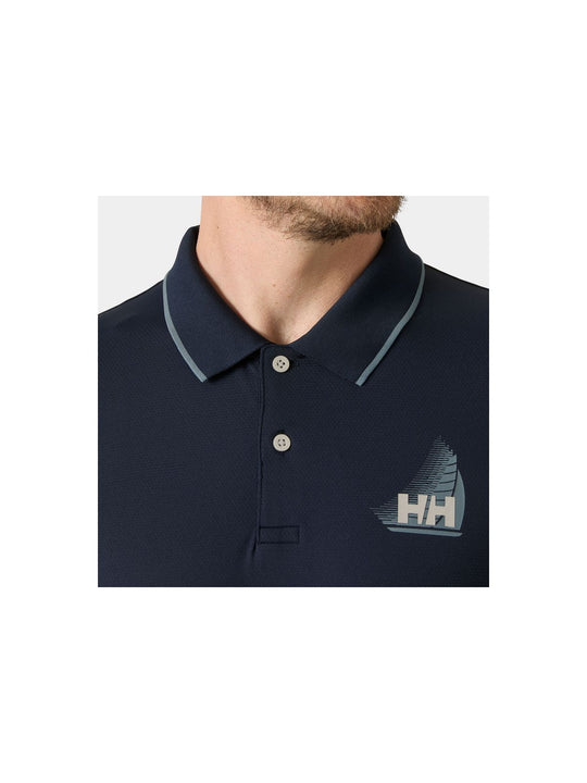 Koszulka męska HELLY HANSEN Hp Figari Polo granatowa
