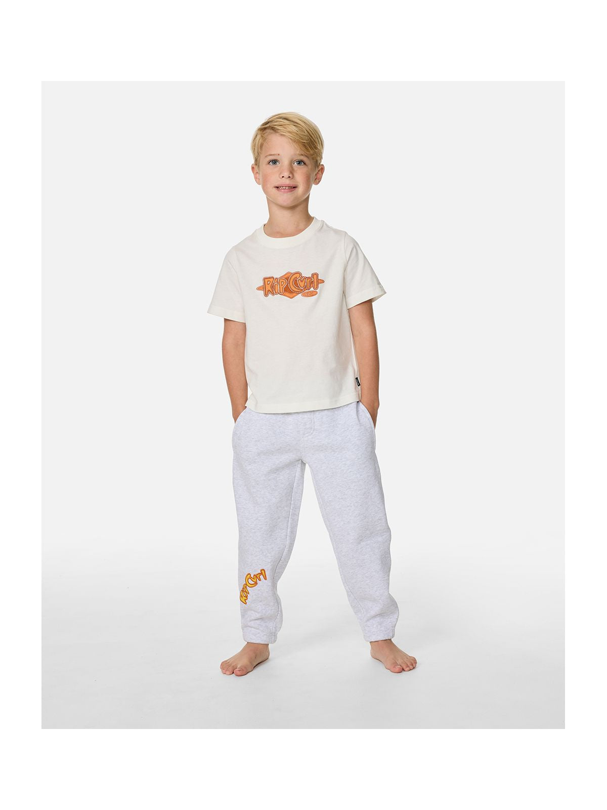 Spodnie chłopięce RIP CURL Ride The Wave Trackpant-Boy szare