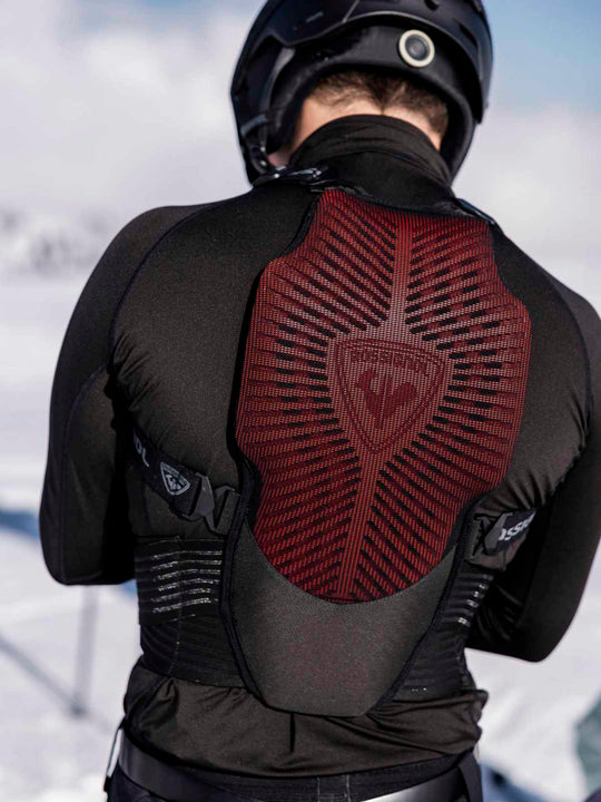 Ochraniacz narciarski ROSSIGNOL FLEXVENT STRAP SR czarny
