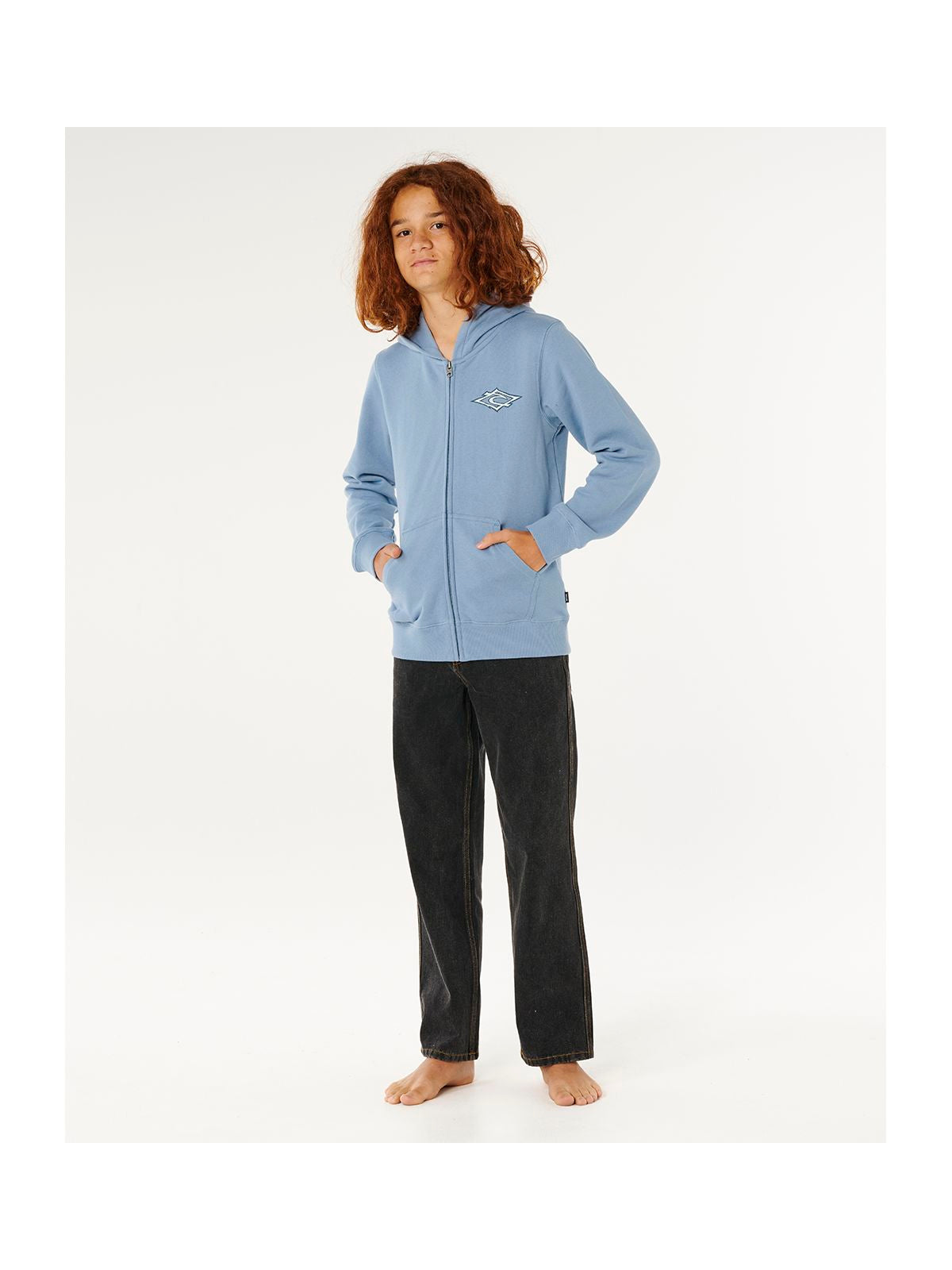 Bluza chłopięca RIP CURL Hazey Days Zip Thru - Boy niebieska