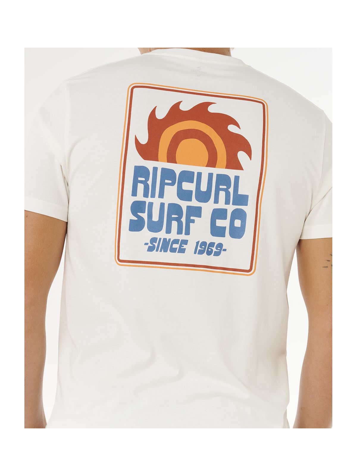 Koszulka męska RIP CURL Pacific Rinse Sunrise Tee biała