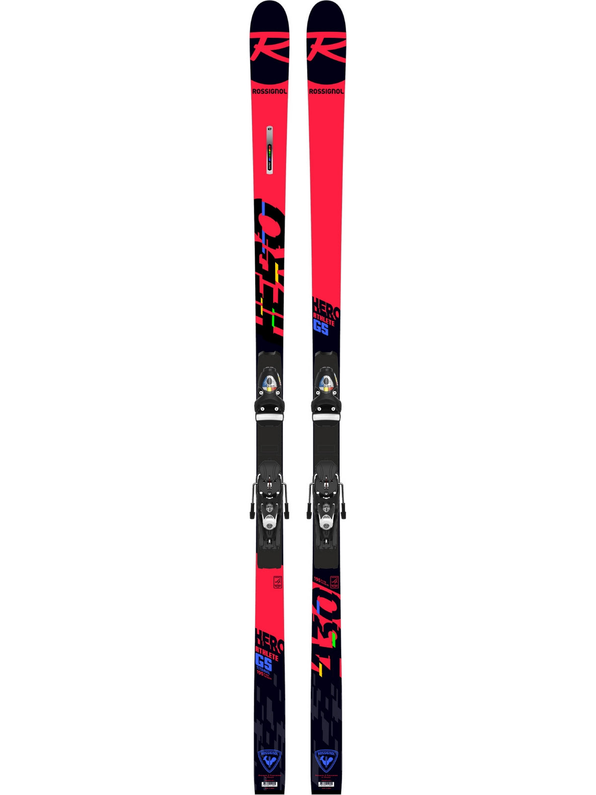 Narty ROSSIGNOL HERO ATHLETE GS (R22) + wiązania LOOK SPX 15 ROCKERACE BLACK ICON - Adventure Sports