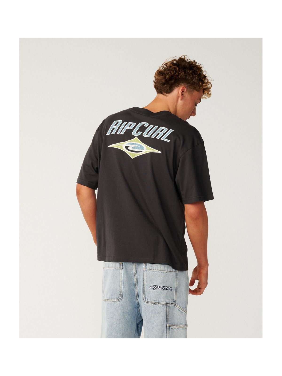 Koszulka męska RIP CURL Heritage Icon Tee czarna