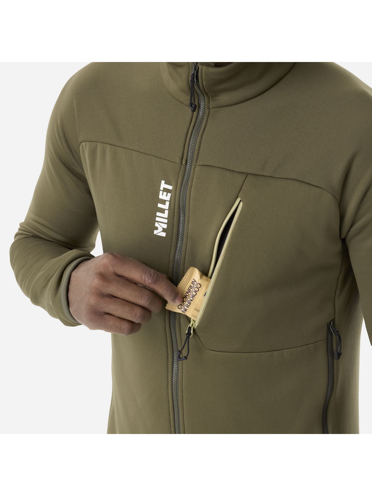Bluza męska MILLET M Seneca Fleece Jkt M zielona