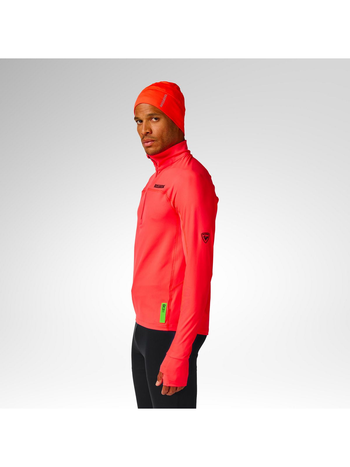 Bluza męska ROSSIGNOL M Hero Half Zip First Layer czerwona