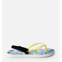 Japonki plażowe dziewczęce RIP CURL Mixed Bloom Open Toe-Girl niebieskie
