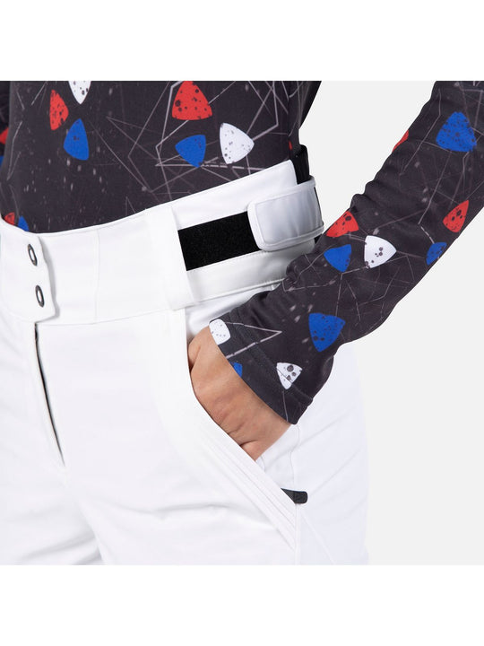 Spodnie narciarskie damskie ROSSIGNOL W Diretta Pant biały
