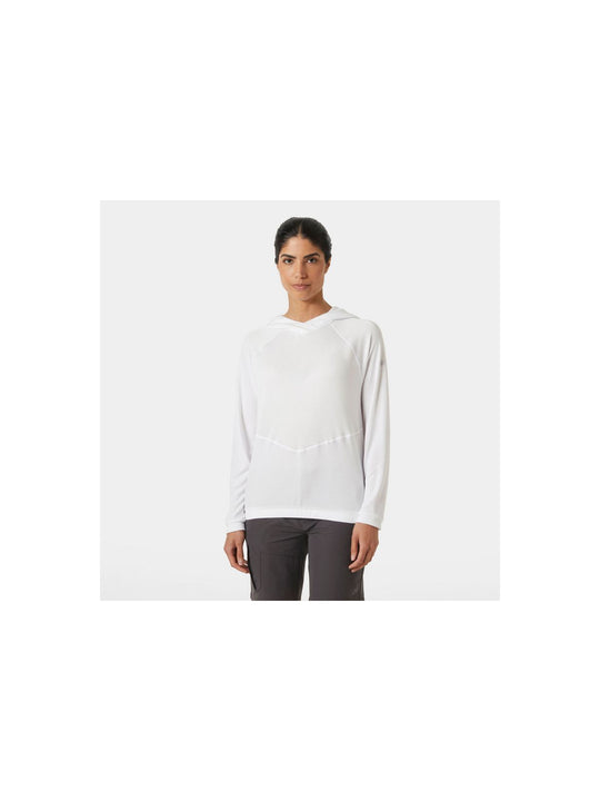 Bluza damska HELLY HANSEN W Inshore Hoodie 2.0 biała
