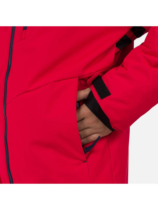 Kurtka narciarska dziecięca ROSSIGNOL Jr Wispile Jkt czerwony
