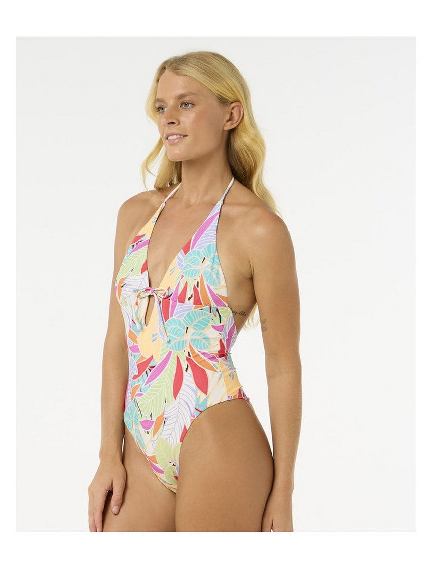 Kostium jednoczęściowy RIP CURL Cala Vadella Cheeky One Piece turkusowy