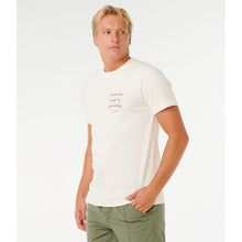Koszulka męska RIP CURL Vaporcool Search 3 Stacks Tee biała

