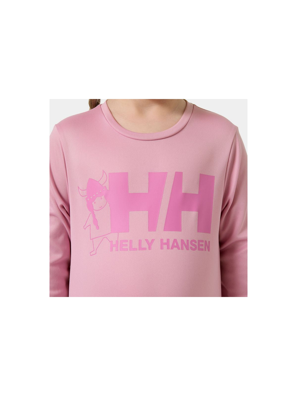 Koszulka dziecięca HELLY HANSEN K Hh Tech Graphic Ls Top różowa