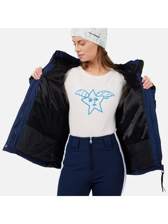 Kurtka narciarska damska ROSSIGNOL W JCC ALLSNOW DOWN JKT niebieska
