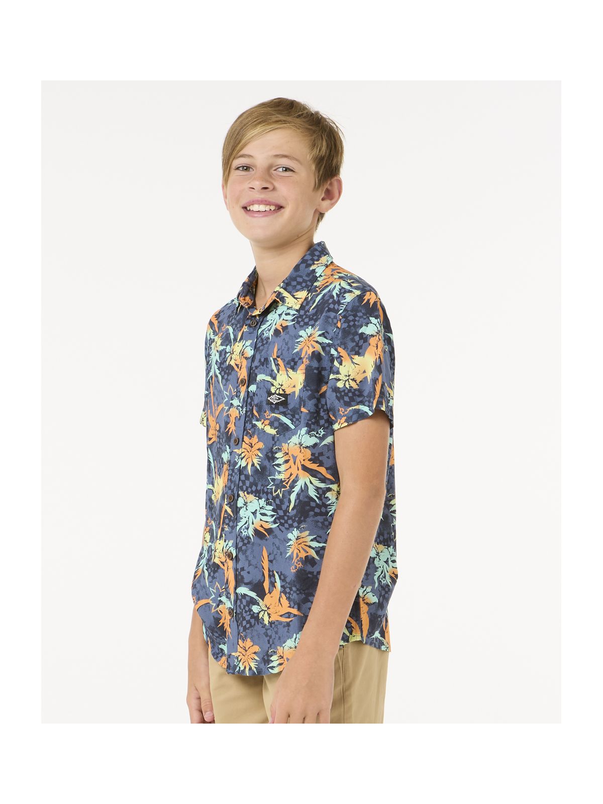 Koszula RIP CURL Raw Energy Shirt - Boy granatowy