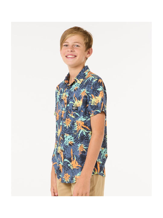 Koszula RIP CURL Raw Energy Shirt - Boy granatowy
